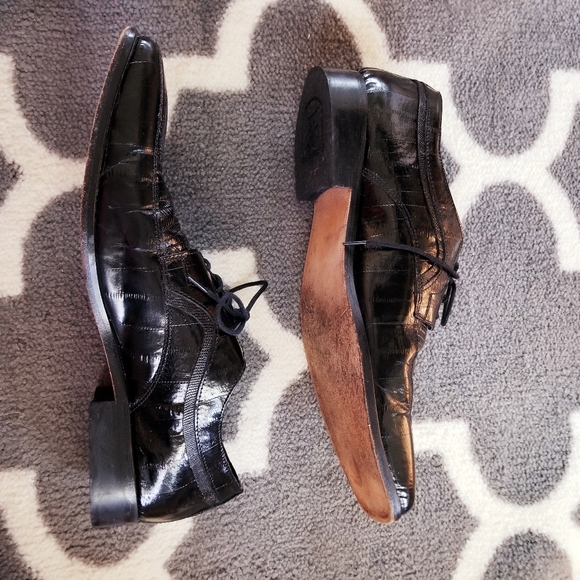 Rare, Leather ,Stacy Adam's Marcato ,Lizard and Eel Print ,Dress Shoes - Picture 4 of 5